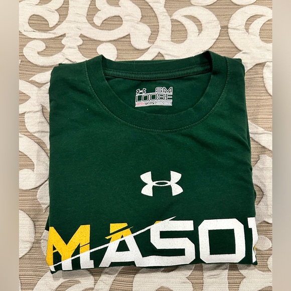 Under Armour George Mason University Green T-Shirt - Size: Small - Picture 10 of 11